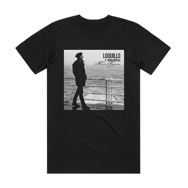 Loquillo y Trogloditas Mientras Respiremos Album Cover T-Shirt Black