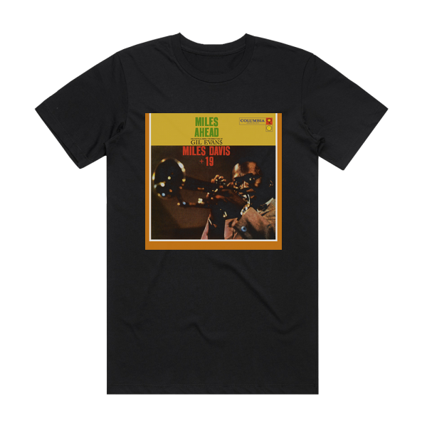 Miles Davis Miles Ahead 2 Album Cover T-Shirt Black