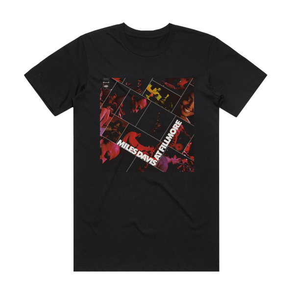 Miles Davis Miles Davis At Fillmore Album Cover T-Shirt Black