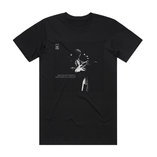 Miles Davis Miles In Tokyo Album Cover T-Shirt Black