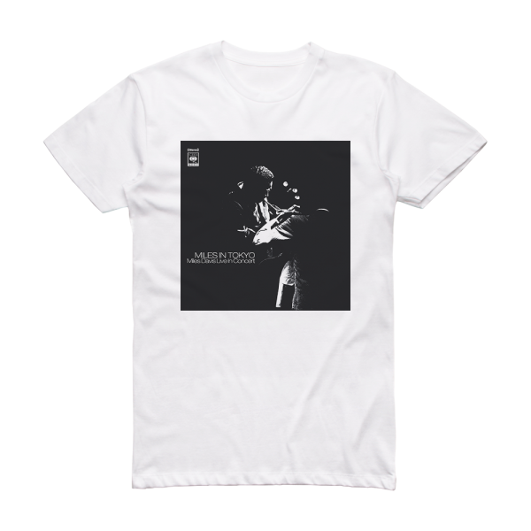 Miles Davis Miles In Tokyo Album Cover T-Shirt White