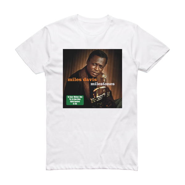 Miles Davis Milestones 2 Album Cover T-Shirt White