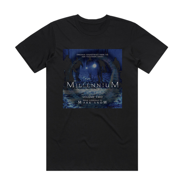 Mark Snow Millennium Volume Two Album Cover T-Shirt Black