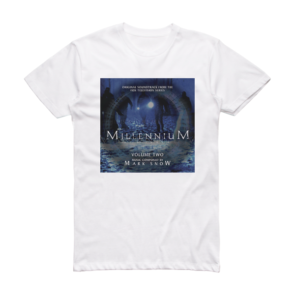 Mark Snow Millennium Volume Two Album Cover T-Shirt White