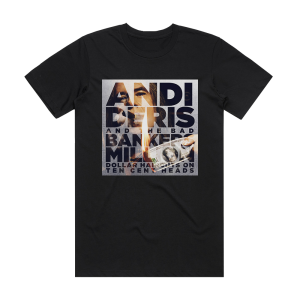 Andi Deris Million Dollar Haircuts On Ten Cent Heads Album Cover T-Shirt Black