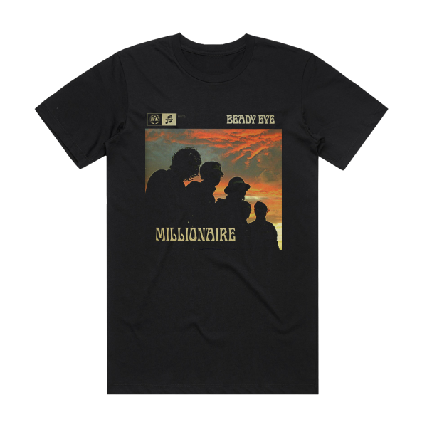 Beady Eye Millionaire Album Cover T-Shirt Black