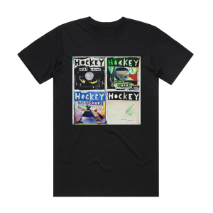 Hockey Mind Chaos Album Cover T-Shirt Black