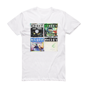 Hockey Mind Chaos Album Cover T-Shirt White