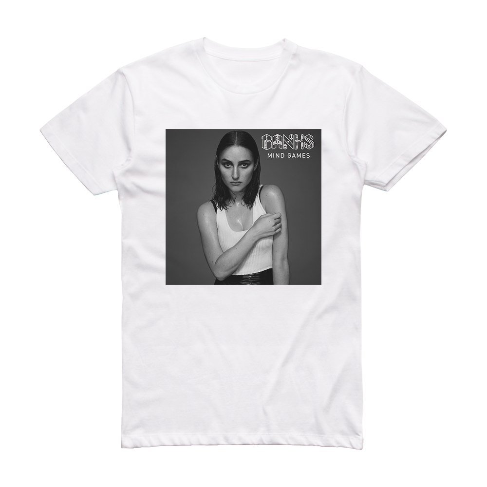 BANKS Mind Games Album Cover T Shirt White ALBUM COVER T SHIRTS