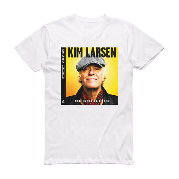 Kim Larsen Mine Damer Og Herrer Album Cover T-Shirt White