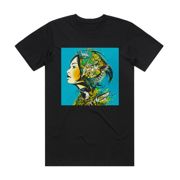 DJ Okawari Mirror Album Cover T-Shirt Black