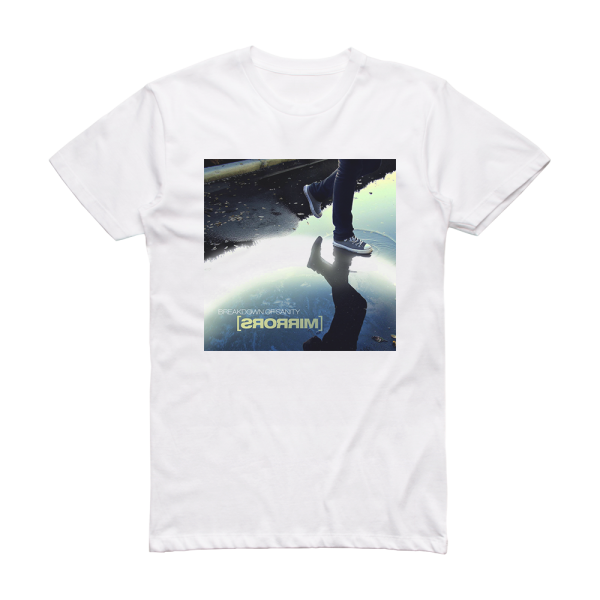 Breakdown of Sanity Mirrors Album Cover T-Shirt White