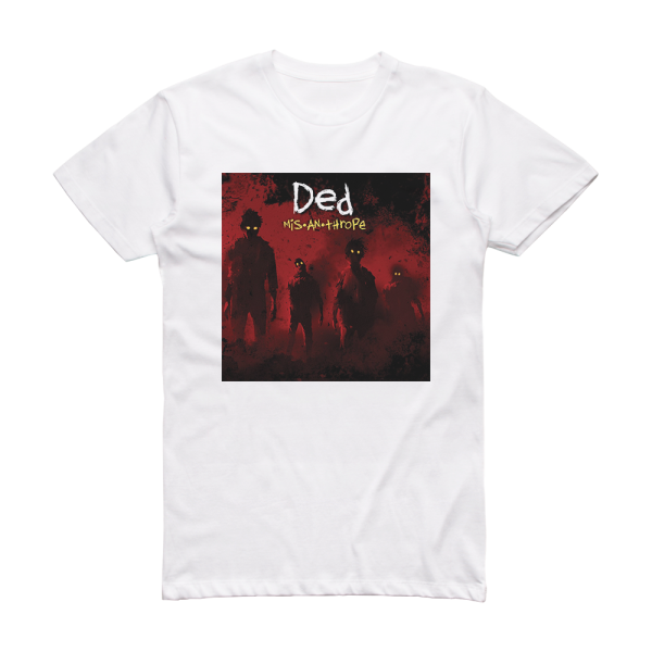 DED Mis An Thrope Album Cover T-Shirt White
