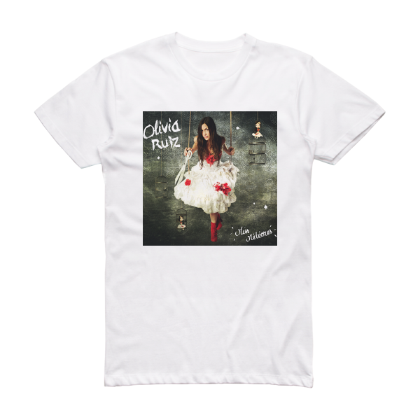Olivia Ruiz Miss Mtores Album Cover T-Shirt White