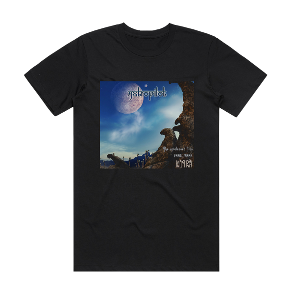 AstroPilot Mitra Album Cover T-Shirt Black