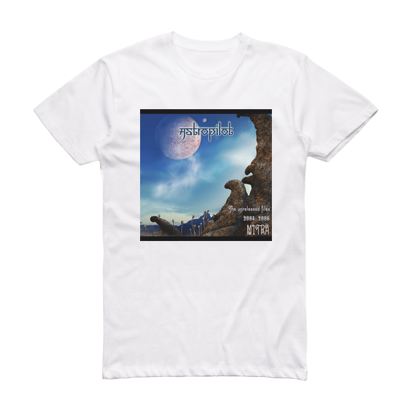 AstroPilot Mitra Album Cover T-Shirt White