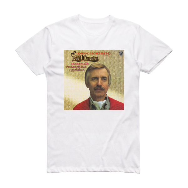 Paul Mauriat Mizuiro No Ame Blue Raindrop Album Cover T-Shirt White