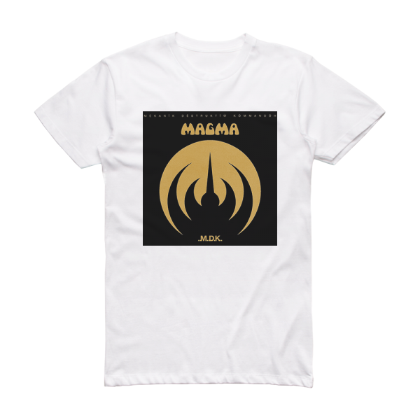 Magma Mkank Dstrukt Kmmandh Album Cover T-Shirt White