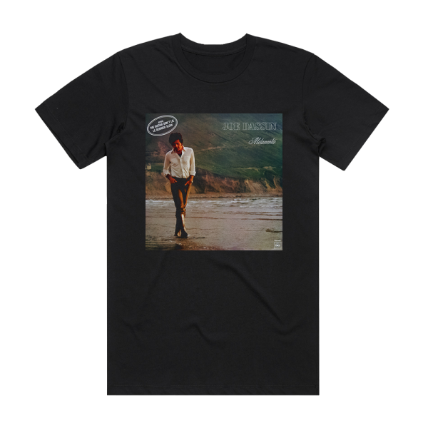 Joe Dassin Mlancolie Album Cover T-Shirt Black