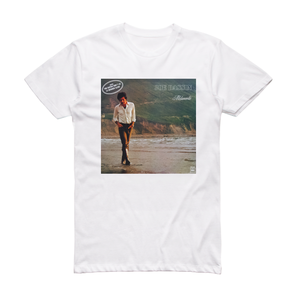 Joe Dassin Mlancolie Album Cover T-Shirt White