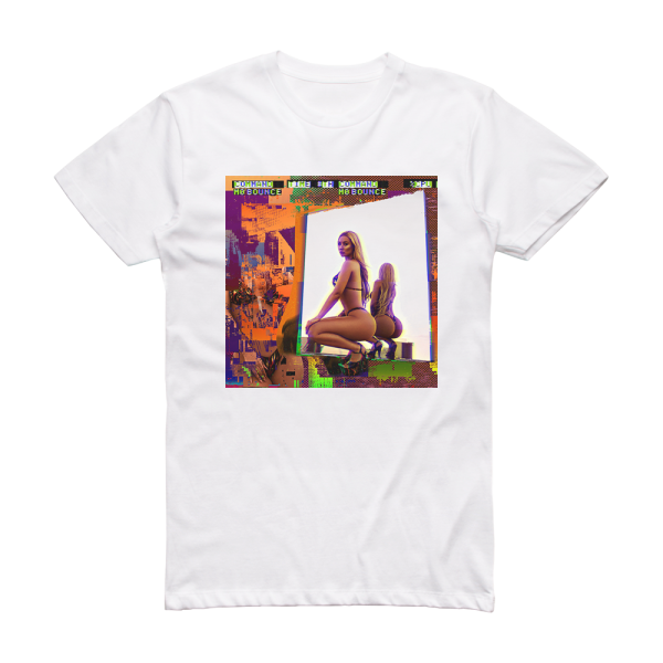 Iggy Azalea Mo Bounce 1 Album Cover T-Shirt White