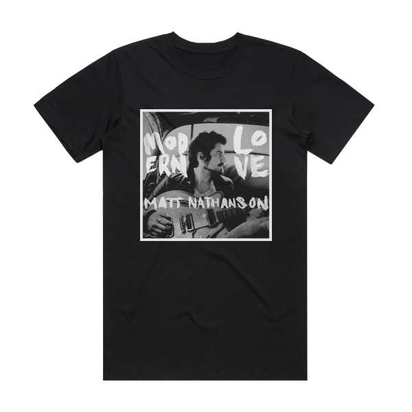 Matt Nathanson Modern Love Album Cover T-Shirt Black
