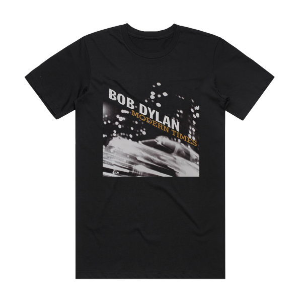 Bob Dylan Modern Times Album Cover T-Shirt Black