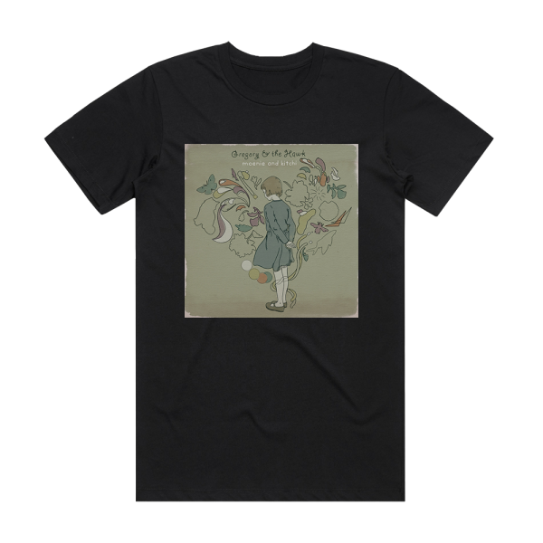 Gregory and the Hawk Moenie And Kitchi Album Cover T-Shirt Black