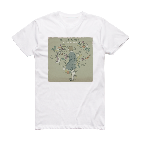 Gregory and the Hawk Moenie And Kitchi Album Cover T-Shirt White