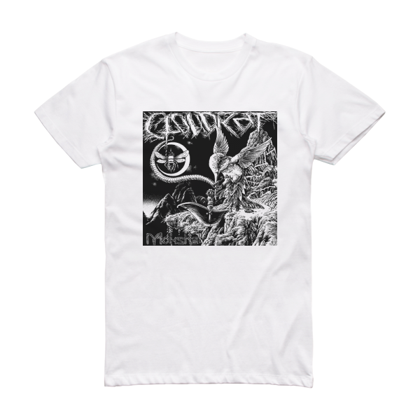 Cloud Rat Moksha Album Cover T-Shirt White