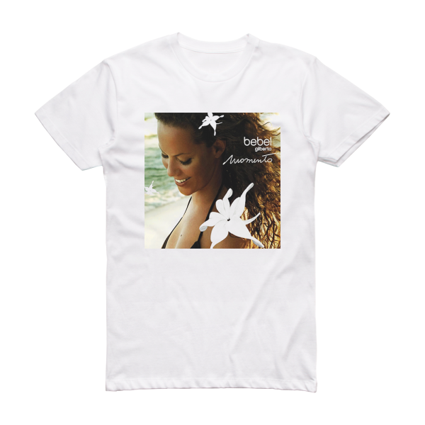 Bebel Gilberto Momento Album Cover T-Shirt White