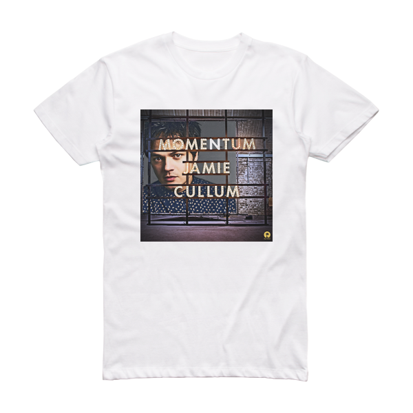 Jamie Cullum Momentum Album Cover T-Shirt White