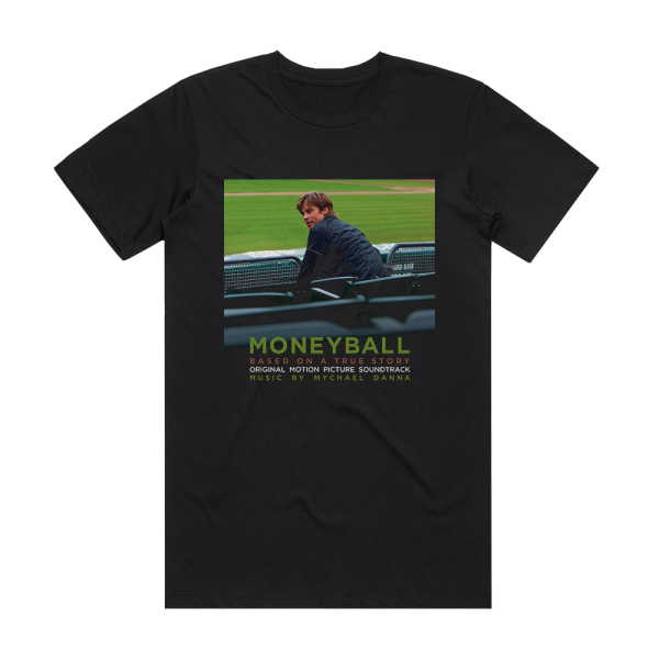 Mychael Danna Moneyball Original Motion Picture Soundtrack Album Cover T-Shirt Black