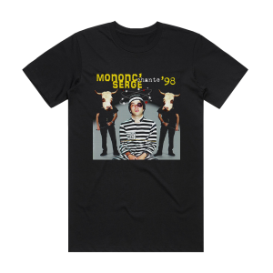 Mononc’ Serge Mononc Serge Chante 98 Album Cover T-Shirt Black