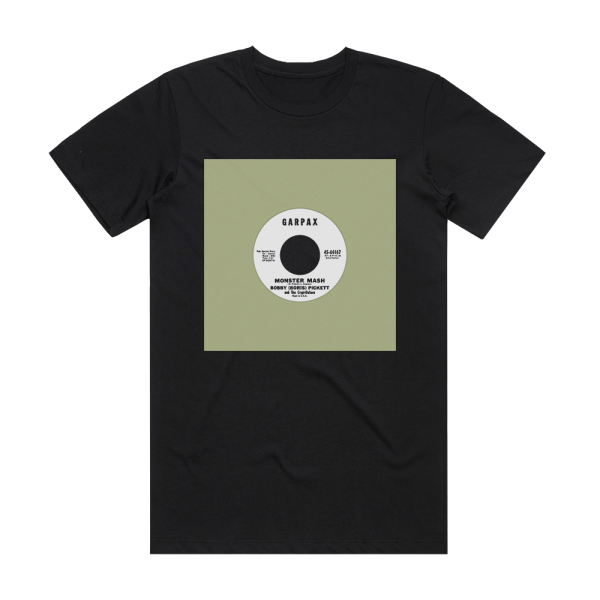 Bobby Boris Pickett and The Crypt Kickers Monster Mash Album Cover T-Shirt Black