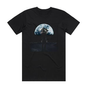 Modern Crusader Moon Album Cover T-Shirt Black