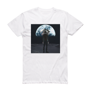 Modern Crusader Moon Album Cover T-Shirt White