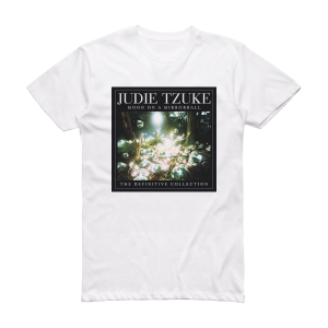 Judie Tzuke Moon On A Mirrorball The Definitive Collection Album Cover T-Shirt White