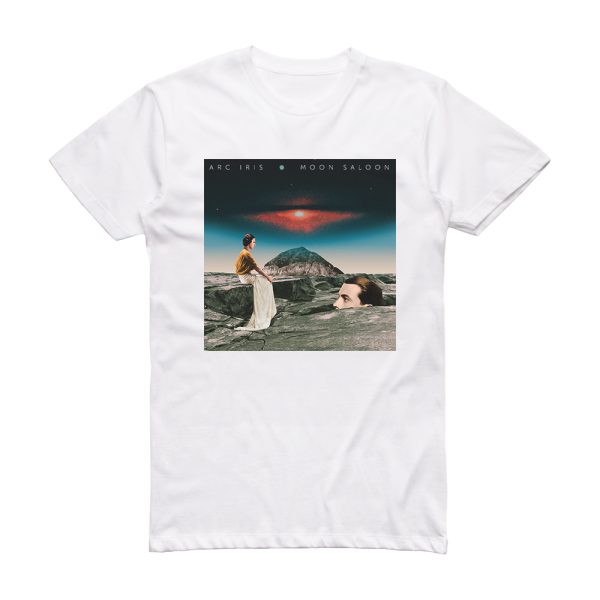 Arc Iris Moon Saloon Album Cover T-Shirt White