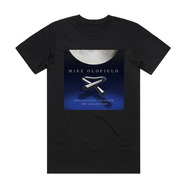 Mike Oldfield Moonlight Shadow  The Collection Album Cover T-Shirt Black