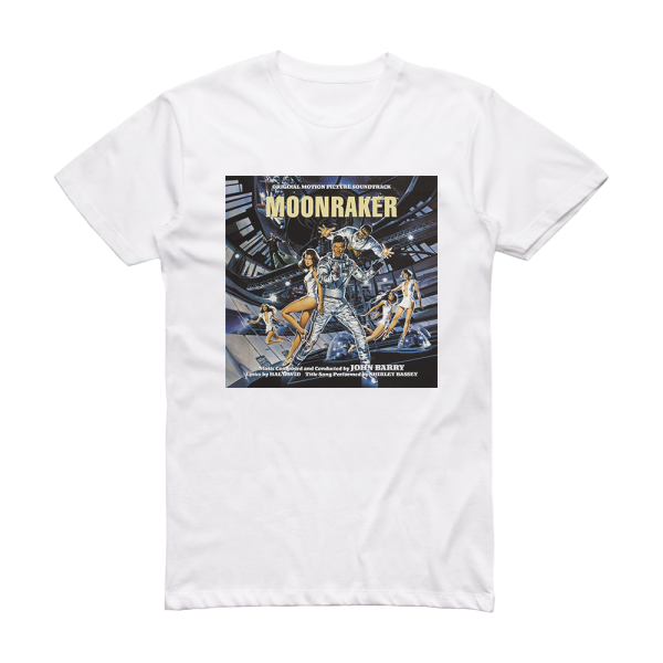 John Barry Moonraker Album Cover T-Shirt White