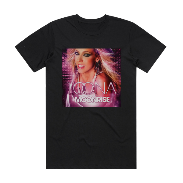 Loona Moonrise Album Cover T-Shirt Black