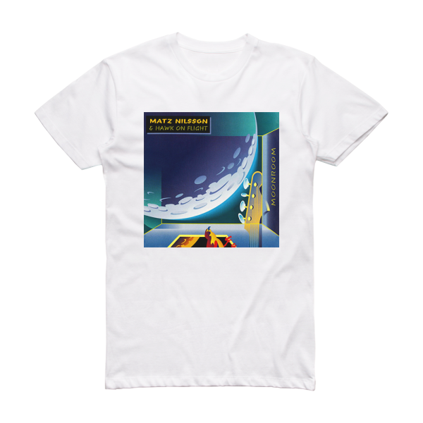 Matz Nilsson Moonroom Album Cover T-Shirt White