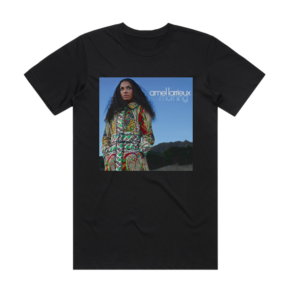 Amel Larrieux Morning Album Cover T-Shirt Black