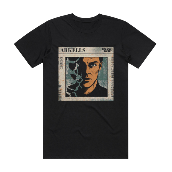 Arkells Morning Report Album Cover T-Shirt Black