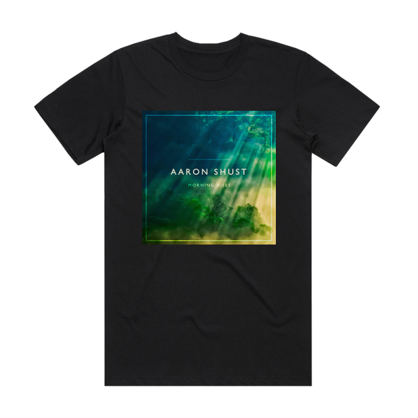 Aaron Shust Morning Rises Album Cover T-Shirt Black