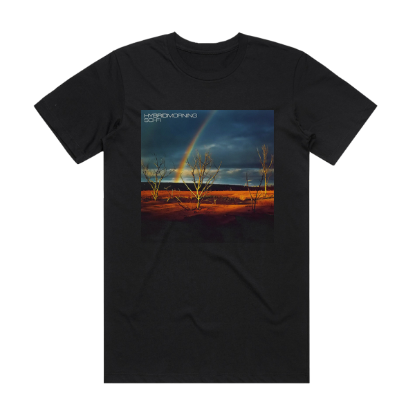 Hybrid Morning Sci Fi Album Cover T-Shirt Black