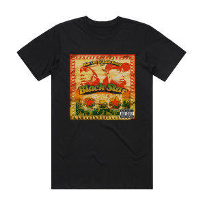 Black Star Mos Def Talib Kweli Are Black Star Album Cover T-Shirt Black