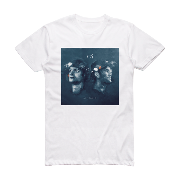Camo and Krooked Mosaik Album Cover T-Shirt White