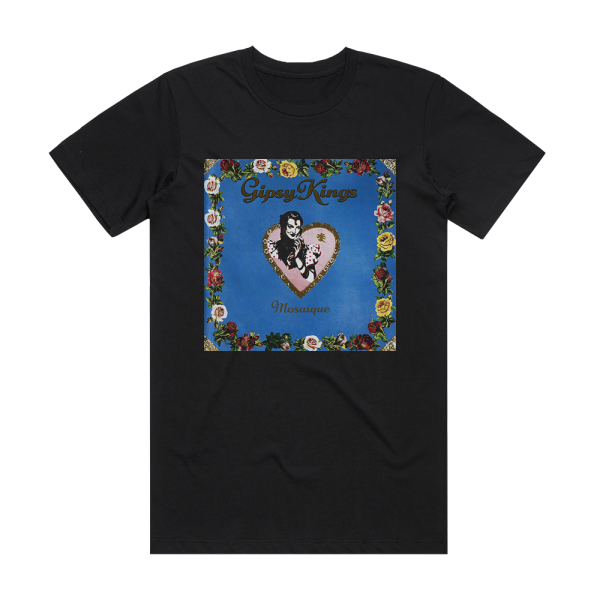 Gipsy Kings Mosaque Album Cover T-Shirt Black